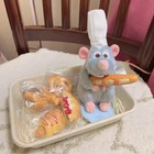 16cm Disney Ratatouille Chef Remy Magnetic Shoulder Plush Toy     Cute Kids Gift  
