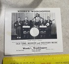 Woody Woodchoppers Waterloo Iowa Vintage Country Western Advertising Elmer Wood