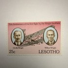 Lesotho 1978 Aviation Wright Brothers 75th Anniversary 2 Stamps 5c 25c