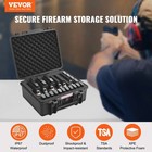 Hard Pistol Cases With Pre-cut Lining Lockable Pistol Case For 5 Pistol