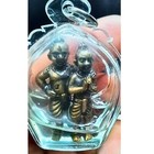 Thai Amulet Kuman Thong Twins Rug-yom Talisman Pendent Win Lottery Lucky Voodoo
