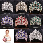 Crystal Huge Tiara Crown Bridal Crown Head Tiara Princess Crown Wedding Headwear
