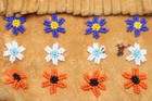 Antique Native American Indian Ojibwe Chippewa Beaded Vtg Pouch Bag Woodlands-