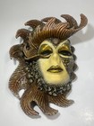 Handmade Venetian Wall Mask     Mermaid Shell Art  Carnival Signed