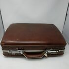 American Tourister Suitcase Luggage Hard Shell Brown Vintage With Keys