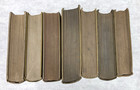 Lot Of 7 Books Decorated Brown tan Staging Display Antique Old Victorian