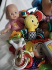 Mixed  18 Lot Of Baby toddler Toys - Plushies  Rattles  Stroller Toys Leapfrog 