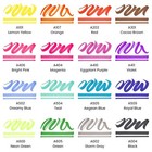 Colored Permanent Markers Set Of 16 Brush Tip Pens