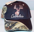 New Licensed Cabela s Camo Mossy Oak Deer Hunting 12 Point Buck Hat Adjustable