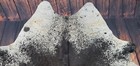 Speckled Cowhide Rug Black White Salt Pepper Brazilian Hair On Hide7 6ft X 6 8ft