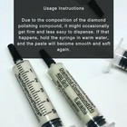 Diamond Paste Kit 3 Syringes 1500 3000 5000 Grit X 5 Grams  h  50  Concentration