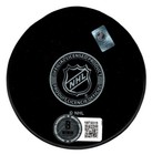 Miro Heiskanen Signed Autographed Dallas Stars Logo Puck Beckett Witness Bas Coa