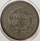 1851 Braided Hair Large Cent     Pre-civil War U s  Copper     Vg  - Free Shipping 