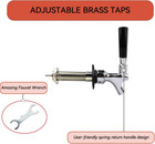 1-tap Kegerator Kit  Complete Beer Tap Kit For Refrigerator With Stainless Steel