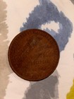 Rare 1876 Wooden Centennial Expo Token     Independence Hall     Antique U s  Histor