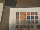 Great Britain Mint mlh Kg Vi 1937-47 Misc lot Of 45 Wmk 127 Definitive Stamps