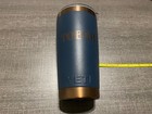 Yeti Rambler 20 Oz Stainless Steel Vacuum Insulated Tumbler Gold blue W lid