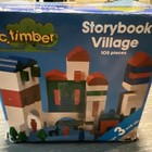 Tc Timbers Storybook Village 102  Pcs   Maple Hardwood Toys Blocks Play Set