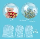 Us Seller Large Clear Bubble Balloons For Stuffing  12pcs 18-24 Inch Big Bubb   