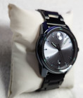 Stunning Movado Bold Men s Watch 42mm Sunburst Gray Dial Black Case And Bracelet