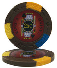 Kings Casino Design 14gm Clay Composite Poker Chip Sample Set - 12 New Chips 