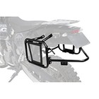 Tusk Pannier Racks With Pilot Pannier Bags Black tan Klr 650