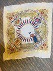 Vintage Queen Elizabeth Ii Coronation June 1953 Silk Satin Scarf 28x28 