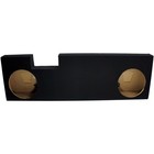 2004-2013 Ford F350 Super Crew Cab Truck Dual 12  Behind Seat Subwoofer Sub Box