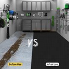 Garage Flooring Mat Roll Trailer Floor Covering Flooring Raised Non-slip Mat