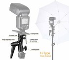 Flash Hot Shoe Mount Adapter Bracket Umbrella Holder Trigger Swivel Light Stand