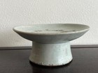 Korean Joseon Dynasty Footed Plate   W 13 9    H 6 2 cm 