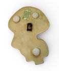 Vintage 1969 Mushroom Resin Spoon Caddy  6 5    By 4 5    Mcm Can Hang On Wall
