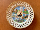  3  Vintage Wyoming Souvenir China Plates Yellowstone  Park   Western Cowboy