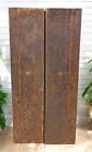 Antique Teak Wood Architectural Door Panels Original Old Hand Carved 3x5 5 Feet