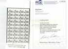 Canada  601i Very Fine Never Hinged Missing  2 Inscriptions   with Certificate  