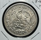 1901 Mo Am Mexico Un Peso Silver Coin Cap   Rays  Peso Fuerte Mexican Crown 