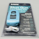 Sabre 3-in-1 Stun Gun Alarm   Light Safety Tool Teal Polymer 1 15 Uc Pain Rating