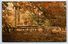 Outdoor Chapel In Fall Union Camp Institute In Zionsville Indiana In Postcard