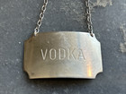 Sterling Silver Liquor Decanter Tags Labels Vodka Rum Gin  925 Mcm   Nice