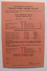 Philadelphia Orchestra Monte Carlo Ballet Russe - 1938 Handbill Flyer - Ormandy