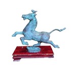 Vintage Solid Bronze Chinese Flying Horse Of Gansu Statue