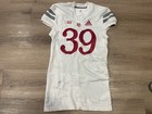 2021 Game Used Nebraska Huskers Football Military Camo White Alt Jersey Set