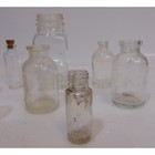 Antique Glass Medicine Bottles Lot Of 9 Apothecary Pharmacy Drug Collectible Vtg