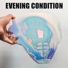 Photochromic Red Visor Fits For Icon Airflite Ic06 Motorcycle Helmet Shield Lens