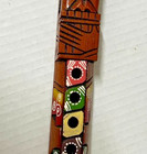 Beautiful 12  5 Inch Wooden Hand Carved  Flute   Fast Shipping
