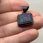 Stunning Ancient Roman Silver Pendant With Antelope Intaglio