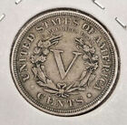 1886 Liberty Head  v  Nickel   Choice Very Fine  vf     Key Date   