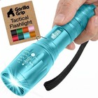 Durable Tactical Flashlight - 500 Lumen Max Output  5 Modes   Zoom Functionality
