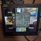  lot Of 2  Totevision Led-1003hd 9 7  Led Cctv Monitor   as Is  Partially Tested