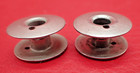 2 Vintage Early 1 Hole Singer Sewing Machine Bobbins 66 99 201